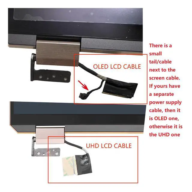Alt view image 2 of 3 - UHD OLED 15.6" for HP Spectre 15-EB0000 15T-EB000 Touch LCD Screen Assembly New