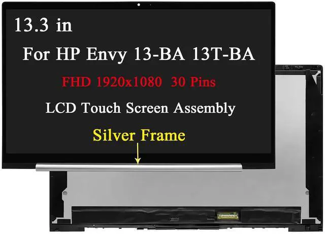 Main image of L96784-001 13.3" FHD for HP Envy 13-BA 13-BA000 LCD Touch Screen Assembly