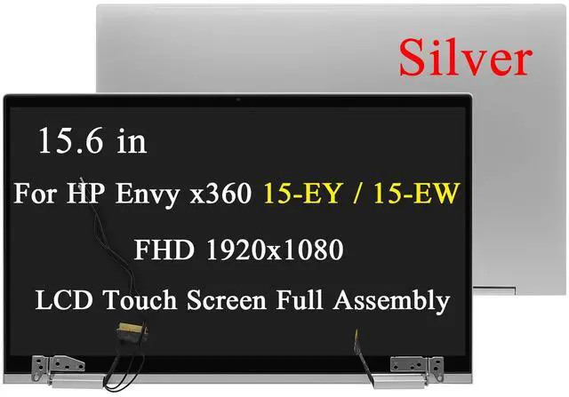 Main image of New for HP Envy x360 15-ew0013dx 15.6" FHD LCD Touch Screen Complete Silver
