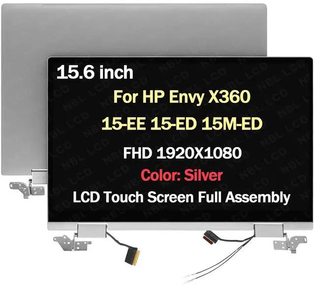 Main image of For HP Envy X360 15-ED 15T-ED 15M-ED LCD Screen Hinges Complete Top Assembly