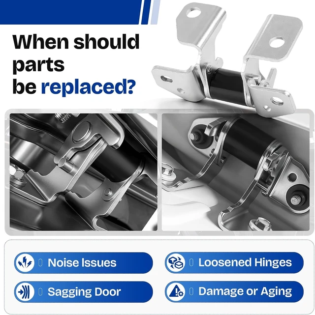 Alt view image 4 of 7 - 55113665AI Driver Side Left Front Lower Door Hinge for Dodge Durango for Dodge Durango 2012-2026, for Chrysler 300 2013-2023, for Jeep Grand Cherokee 2013-2024