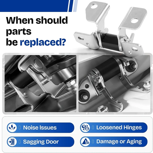 Alt view image 3 of 6 - 55113664AI Front Rear Lower Right Lower Door Hinge for Chrysler 300