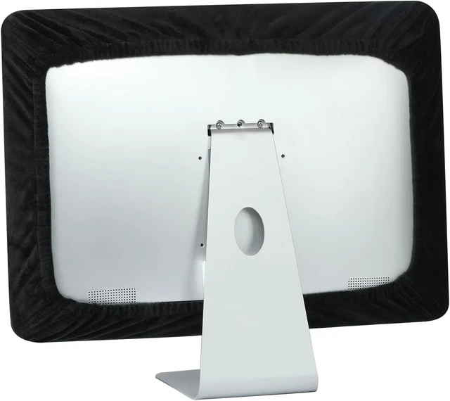 Alt view image 2 of 3 - Monitor Dust Cover for iMac 24 inch Computer Anti-Static Dustproof LCD Panel Case Computer Screen Protective Sleeve Desktop and TV Black (24 inch Monitor Dust Cover)