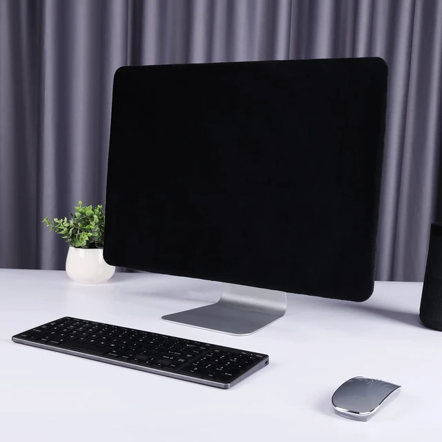 Alt view image 3 of 3 - Monitor Dust Cover for iMac 24 inch Computer Anti-Static Dustproof LCD Panel Case Computer Screen Protective Sleeve Desktop and TV Black (24 inch Monitor Dust Cover)