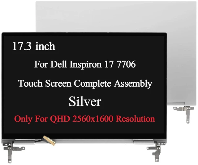 Main image of 17.3" For Dell Inspiron 7706 2-in-1 QHD LCD Touch Screen Assembly 9K09H 09K09H