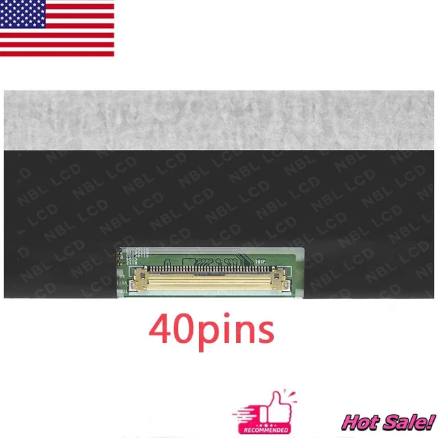 Alt view image 3 of 3 - 15.6" New LCD Screen Replacement for NT156WHM-T00 N156BGN-E41 LCD Display Touch HD 40 Pins