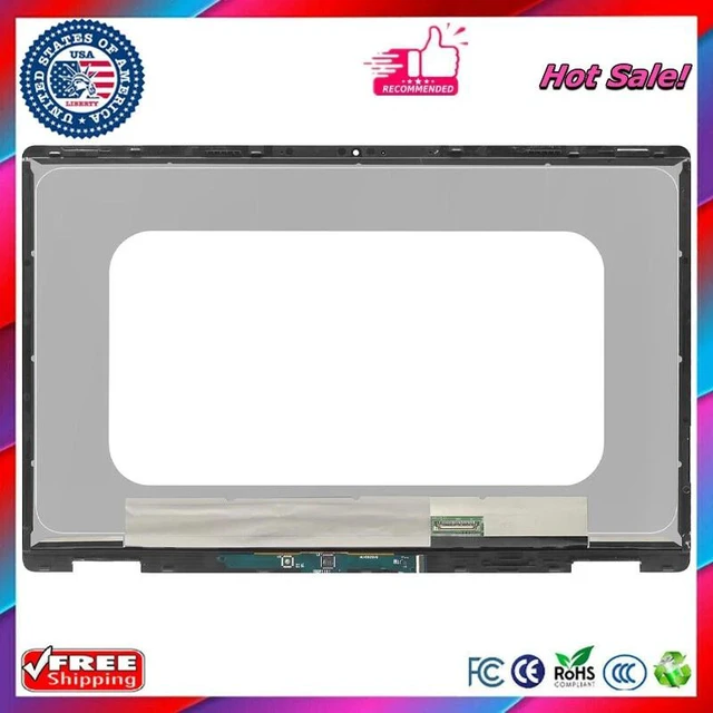 Alt view image 2 of 3 - New 14" for HP Chromebook x360 14c-cc 14c-cc0000 14c-cc0xxx M47349-001 FHD LCD Touch Screen