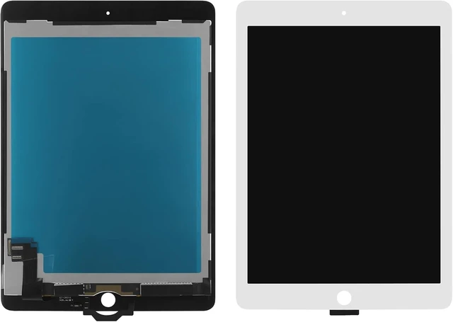 Alt view image 2 of 3 - 9.7" Screen Replacement for iPad Air 2 (2nd Gen) A1566 A1567 LCD Display Glass Touch Digitizer Premium Kit with Tools - White