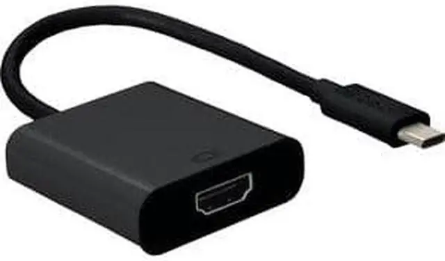 Alt view image 6 of 10 - AddOn - Video interface converter - USB-C (M) to HDMI (F) - 7.9 in - black