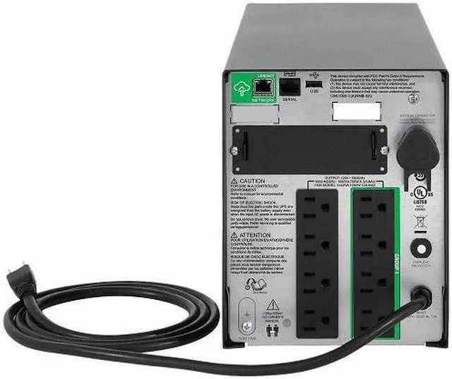 Alt view image 2 of 7 - APC by Schneider Electric Smart-UPS 1500VA (SMT1500C) LCD 120V with SmartConnect