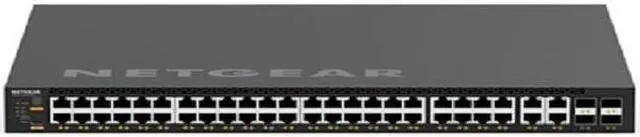 Alt view image 2 of 9 - NETGEAR AV Line M4350-44M4X4V Ethernet Switch, 48 Ports - Manageable - 25 Gigabit Ethernet - 25GBase-X, 10GBase-T - 3 Layer Supported - Modular