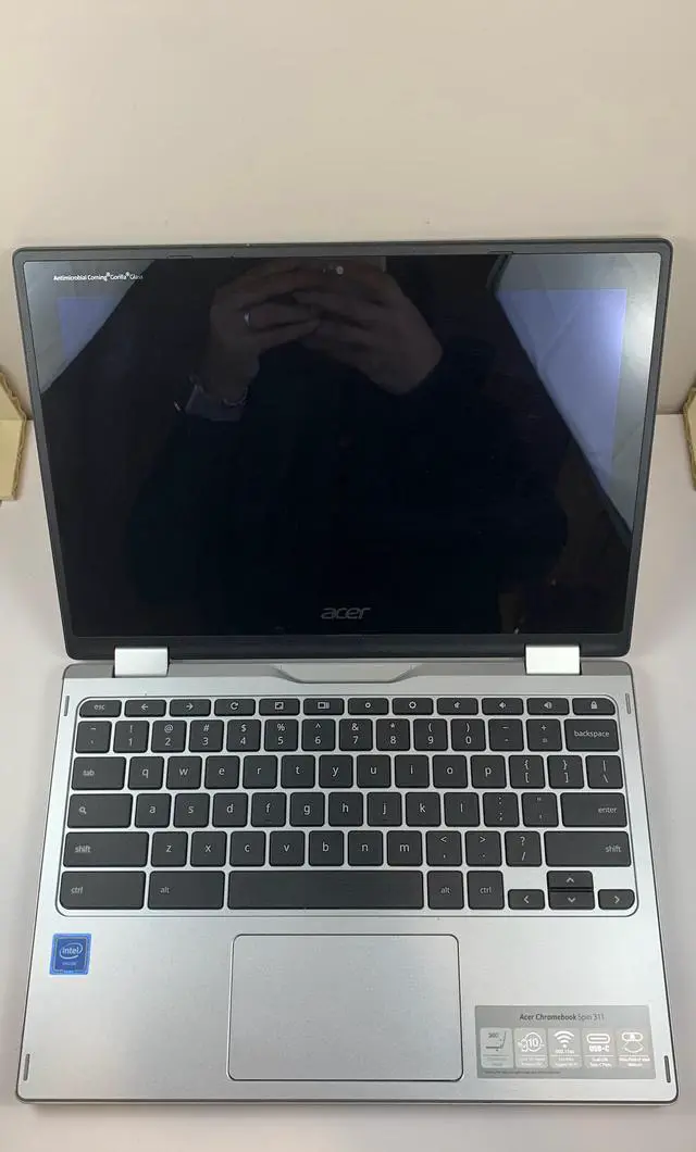 Alt view image 7 of 8 - Acer Chromebook Spin 311 Intel Celeron N4000 1.10GHz 4GB Ram 32GB SSD ChromeOS