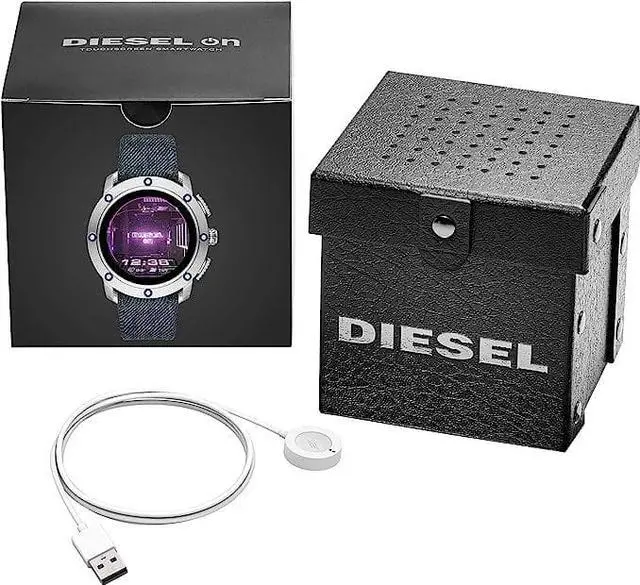 Alt view image 5 of 5 - DIESEL ON GEN 5 AXIAL SMARTWATCH BLU DEN