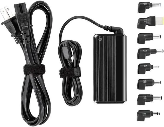 Alt view image 2 of 4 - Insignia 65W Universal Ultrabook Laptop Charger