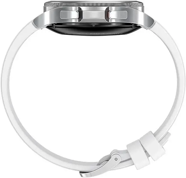 Alt view image 3 of 5 - Samsung Galaxy Watch4 Classic 42mm Silver Stainless Steel