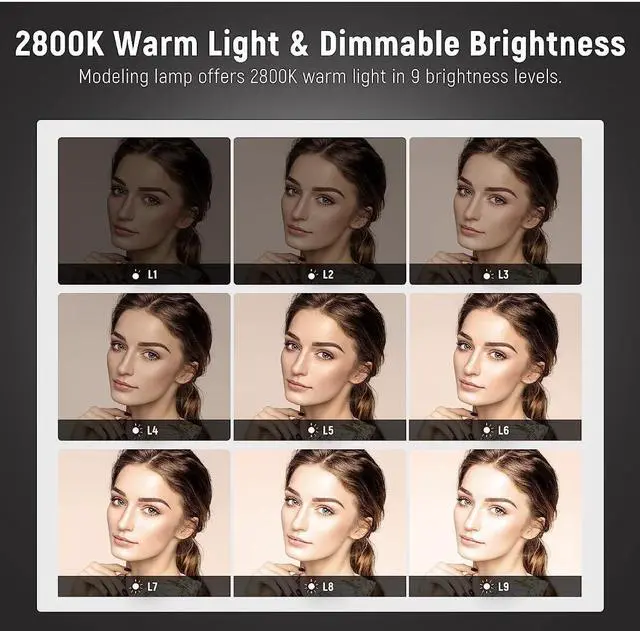 Alt view image 3 of 7 - NEEWER S101-300W Studio Monolight Strobe Flash 300W 5600K for Product Portrait Photography