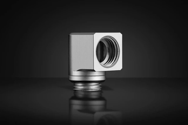Main image of EKWB EK-Quantum Torque Micro Rotary 90° - Satin Titanium