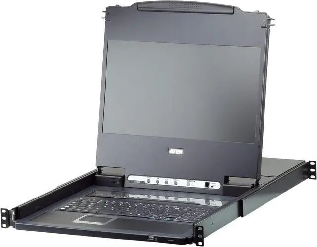 Alt view image 9 of 10 - ATEN TECHNOLOGIES CL6708MW 8PORT 17WIDE SCREEN LCD KVM