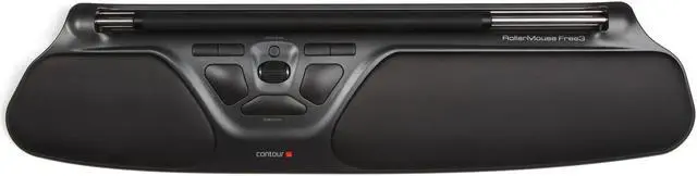Alt view image 10 of 13 - Contour Design - RM-FREE3 - Contour RollerMouse Free3 Mouse - Cable - 2800 dpi - Scroll Wheel