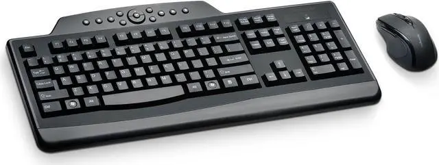 Alt view image 10 of 13 - Kensington Black Proprietary Interface RF Wireless Standard Wireless Media Desktop Set