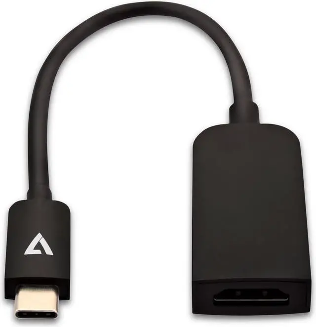 Alt view image 7 of 7 - V7 USB-C m to HDMI f Adapter Black Slim V7UCHDMISL1E