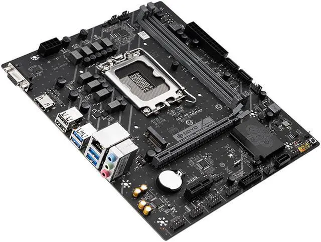 Alt view image 4 of 6 - SOYO SY-Classic B660M 2.5G DDR4 Memory Slots Rams Computer VGA Motherboard Supports CPU 12400 /12400F/12700(INTEL B660/LGA 1700)