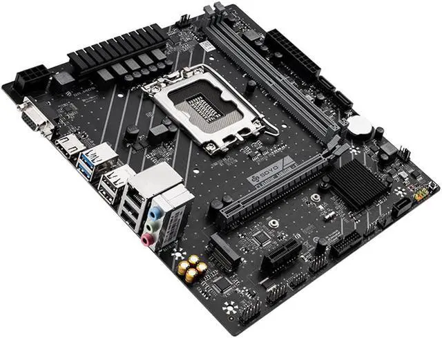 Alt view image 3 of 6 - SOYO World Premiere Classic H610M-F Motherboard LGA1700 Slot Dual-channel DDR4 Memory USB3.2 M.2 I/N Supports Intel 12th Gen CPU