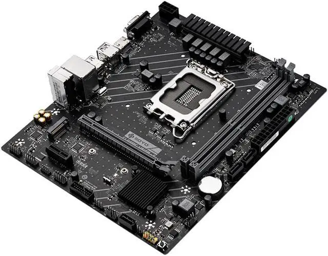 Alt view image 5 of 6 - SOYO World Premiere Classic H610M-F Motherboard LGA1700 Slot Dual-channel DDR4 Memory USB3.2 M.2 I/N Supports Intel 12th Gen CPU