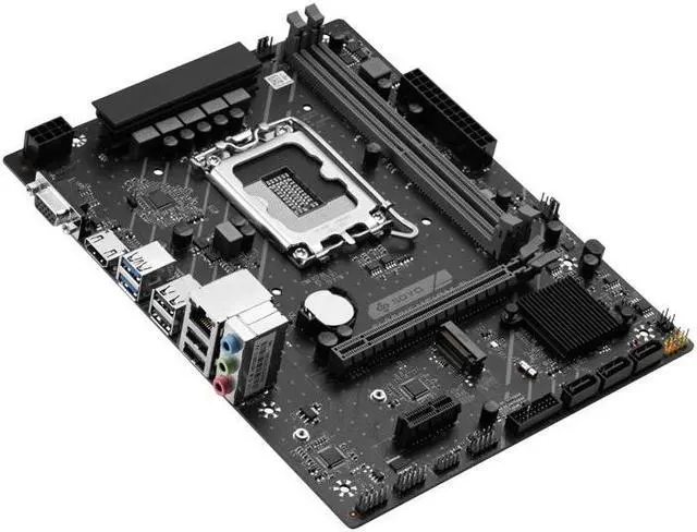 Alt view image 2 of 6 - SOYO Classic H610M Dual channel DDR4 Computer Motherboard PCIE4.0x16 M.2 SSD Support CPU 12400/12400F/12700(INTEL H610/LGA 1700)