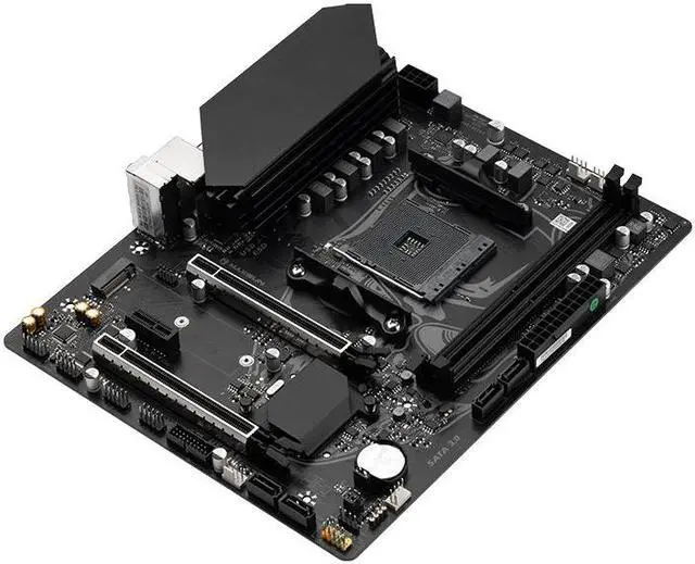 Alt view image 2 of 6 - MAXSUN B550M Gaming Motherboard DDR4 M.2 Supports Ryzen CPU R3 R5 R7 AM4 5600G 5700G 5700X Desktop Computer components