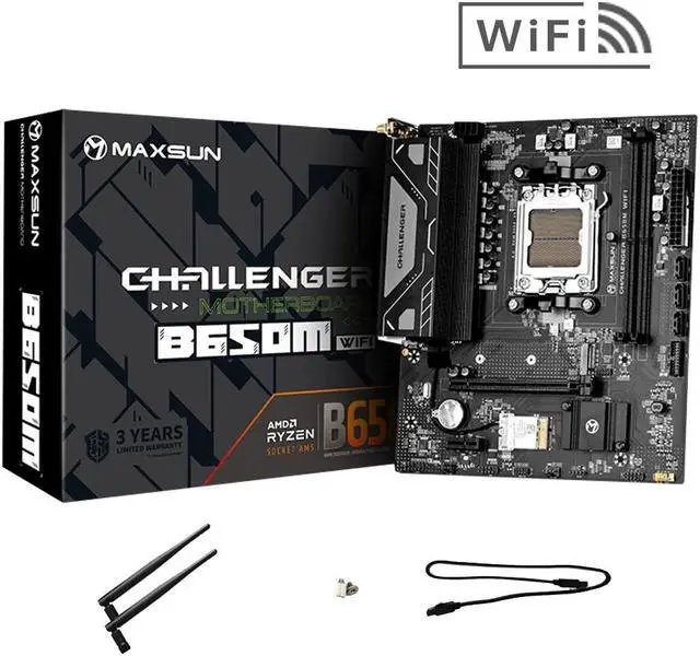 MAXSUN Motherboard Challenger B650M WiFi Computer components