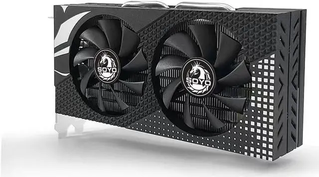 Alt view image 3 of 6 - SOYO Original RX580 8G Graphics Cards GDDR5 Memory Video Gaming Card PCIE3.0x16 HDMI DP DVI for Desktop Computer