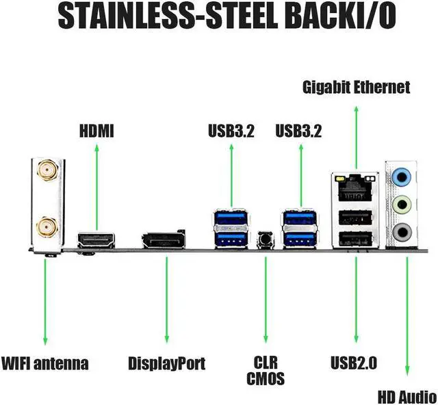 Alt view image 6 of 7 - MAXSUN Motherboard Challenger B650M WiFi Computer components support CPU AM5 7500F/7900X/7700X/7600X Bluetooth
