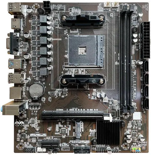 Alt view image 2 of 6 - SOYO Brand New Classic B450M Motherboard Dual-channel DDR4 Memory AM4 Motherboard M.2 NVME (supports Ryzen 5600 5600G CPU)