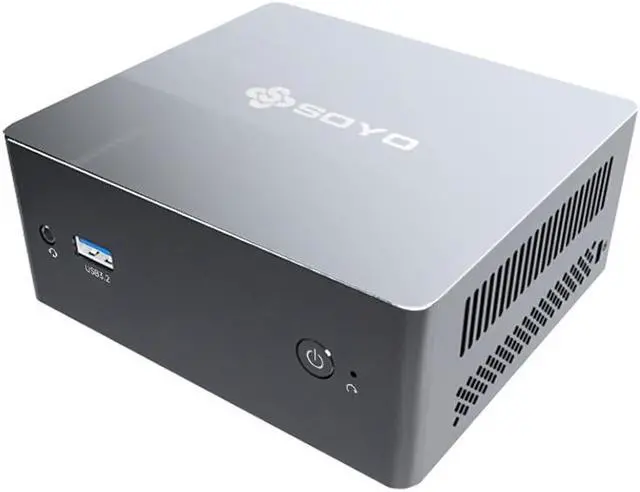 Alt view image 7 of 7 - SOYO M2 Plus Mini PC Intel 12th N100 CPU DDR4 16GB RAM 512GB SSD Dual-Band WiFi BT4.2 USB3.2 DP Gaming Computer Windows11