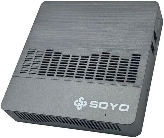 Alt view image 4 of 6 - SOYO M2 Mini PC Intel Celeron N4000 CPU Window11 6GB RAM 64GB ROM Dual-Band WiFi HDMI+VGA Portable Mini Computer BT4.2