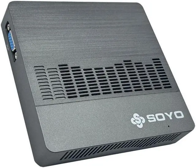 Alt view image 5 of 6 - SOYO M2 Mini PC Intel Celeron N4000 CPU Window11 6GB RAM 64GB ROM Dual-Band WiFi HDMI+VGA Portable Mini Computer BT4.2