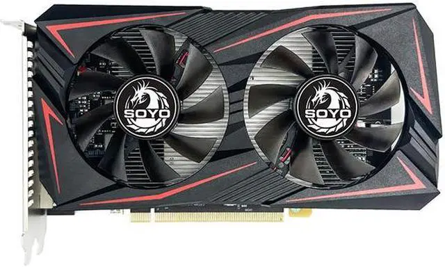 Alt view image 2 of 6 - SOYO Graphics Cards RX550 4G GDDR5 Memory Video Gaming Card 128bit PCIE3.0x16 GPU Desktop Computer components RX 550 4G