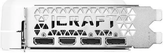 Alt view image 7 of 7 - MAXSUN GeForce RTX 4060 iCraft OC 8G Graphics Card, 3x WINDFORCE Fans, 8GB 128-bit GDDR6, PCI Express 4.0 x8, DLSS 3, HDMI 2.1a, DisplayPort 1.4a RGB, Anime White GPU