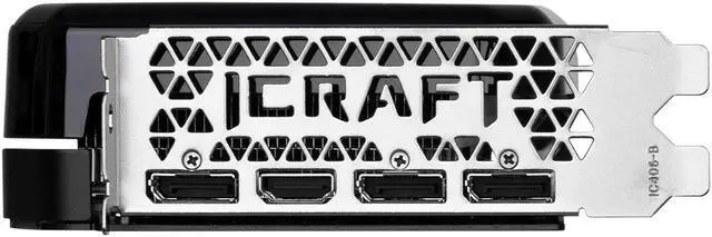 Alt view image 6 of 7 - MAXSUN GeForce RTX 4060 iCraft OC 8G Graphics Card, 3x WINDFORCE Fans, 8GB 128-bit GDDR6, PCI Express 4.0 x8, DLSS 3, HDMI 2.1a, DisplayPort 1.4a Video Card