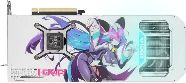 Alt view image 5 of 6 - MAXSUN GeForce RTX 4070 iCraft OC 12G Graphics Card, 3x WINDFORCE Fans, 192-bit, 12GB GDDR6X, PCI Express 4.0 x16, DLSS 3, HDMI 2.1a, DisplayPort 1.4a RGB, Anime White GPU
