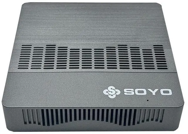 Alt view image 2 of 6 - SOYO M2 Air Mini PC Intel Celeron N4000 CPU Window11 6GB RAM 128GB ROM Dual-Band WiFi HDMI+VGA Portable Mini Computer BT4.2
