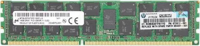 Alt view image 7 of 11 - HPE 672612-081 16GB DDR3 SDRAM Memory Module