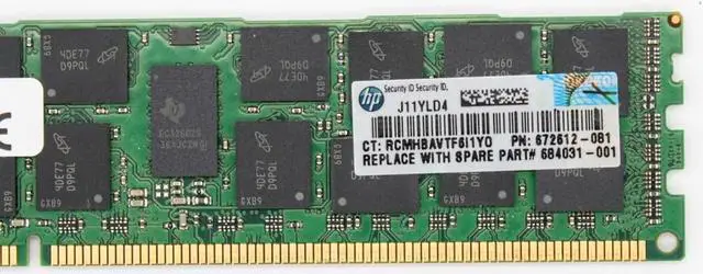 Alt view image 8 of 11 - HPE 672612-081 16GB DDR3 SDRAM Memory Module