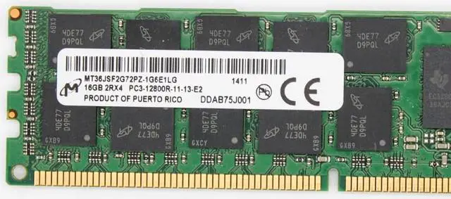 Alt view image 9 of 11 - HPE 672612-081 16GB DDR3 SDRAM Memory Module