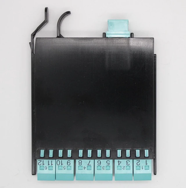 Alt view image 3 of 7 - Corning ECM-UM12-05-93T 12 Fiber Pretium EDGE® LC Duplex to MTP® Connector Module, 50 µm multimode (OM3)