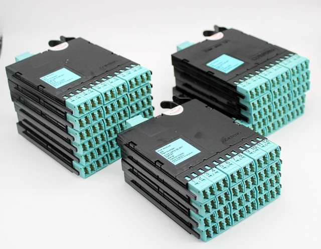 Alt view image 7 of 7 - Corning ECM-UM12-05-93T 12 Fiber Pretium EDGE® LC Duplex to MTP® Connector Module, 50 µm multimode (OM3)
