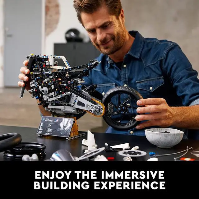 Alt view image 3 of 9 - LEGO Technic BMW M 1000 RR 42130 Model Building Set for Adults (1,925 Pieces)