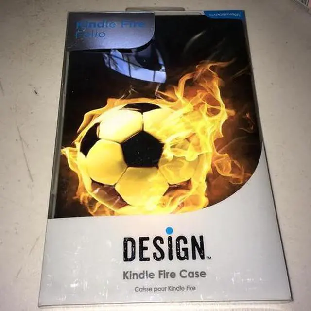 Main image of Kindle Kindle Fire 7 (2017-2018)  Folio design Soccerball case