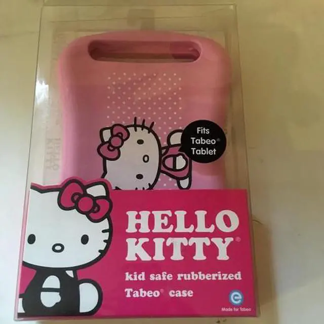 Main image of Tabeo Kid Safe Rubberized Case - Hello kitty fits tab tablet